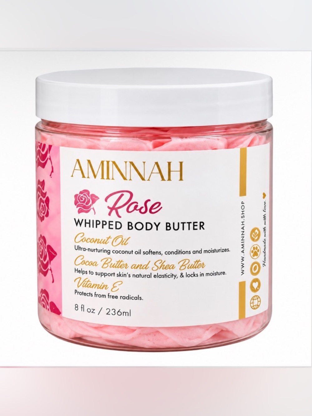 Aminnah Rose Whipped Body Butter
